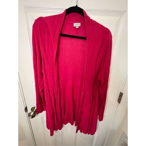 Avenue women’s bundle lot size 14/16 striped button down and open cardigan - Picture 2 of 13